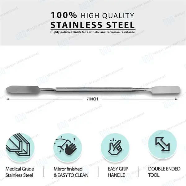 Cement Spatulas 7″ (17.8cm) Double Ended - dental instruments manufactured by Waqar International, Sialkot - view 3