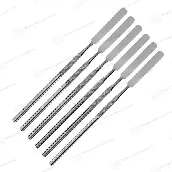 6 Pcs Cement Spatulas Single Ended - dental instruments manufactured by Waqar International, Sialkot - view 2