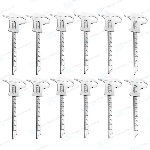 12 Boley Gauge Dental Implant Lab Orthodontic Instruments - dental instruments manufactured by Waqar International, Sialkot - view 2