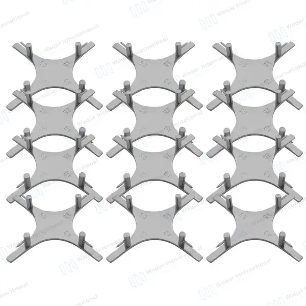 12 Pcs Star-Like Boone Bracket Positioning Gauge Set - dental instruments manufactured by Waqar International, Sialkot - view 2