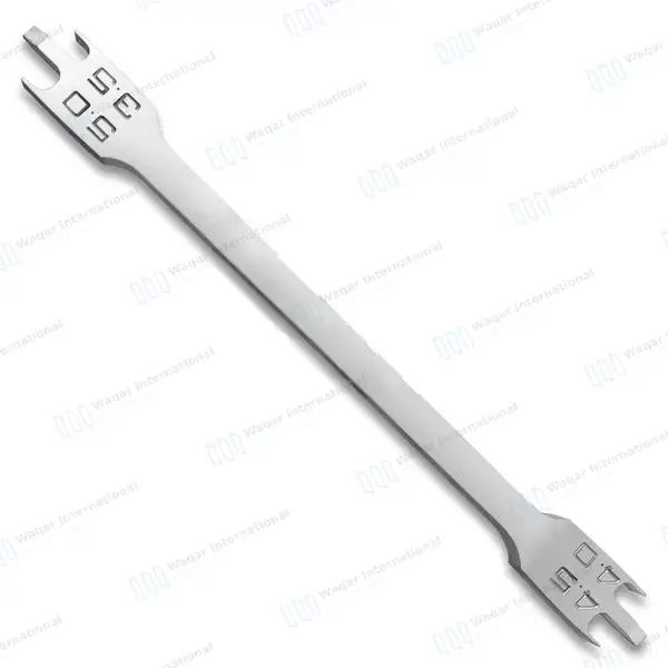 12 Bracket Height Gauge 3.5mm-5mm for .022″ Brackets - dental instruments manufactured by Waqar International, Sialkot - view 9