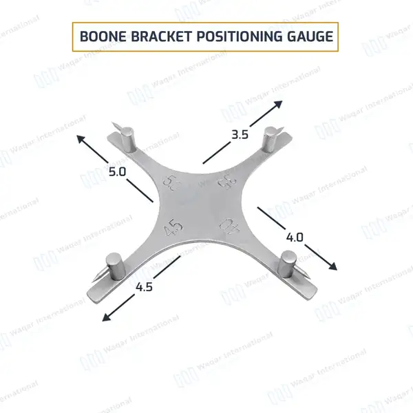 6 Pcs Dental Orthodontic Boone Bracket Positioning Gauge Set - dental instruments manufactured by Waqar International, Sialkot - view 4
