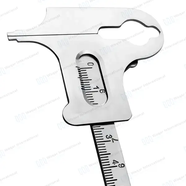 Boley Gauge 10cm Measuring 6″ (15.24cm) - dental instruments manufactured by Waqar International, Sialkot - view 4