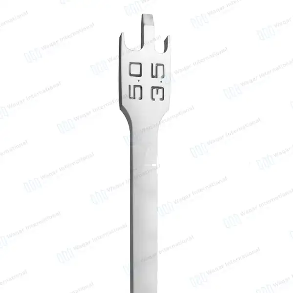 Bracket Positioning Height Gauge 3.5mm-5mm for .022″ Brackets - dental instruments manufactured by Waqar International, Sialkot - view 4