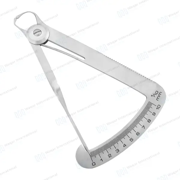 2 Pcs Dental Boley Gauge & Iwanson Gauge Set Vernier Lab Instrument - dental instruments manufactured by Waqar International, Sialkot - view 2