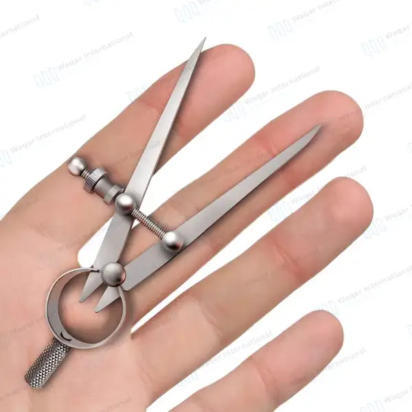 Spring Divider Caliper 4.5″ Dental Lab Tool - dental instruments manufactured by Waqar International, Sialkot - view 5