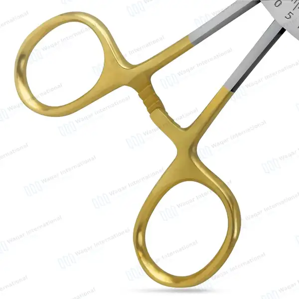 Bone Ridge Mapping Caliper 6.5″ Ring Style with Gold Handle - dental instruments manufactured by Waqar International, Sialkot - view 5