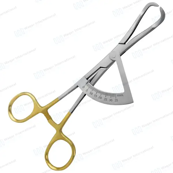 5 Bone Ridge Mapping Calipers 6.5″ Ring Style Measures Upto 0-35mm - dental instruments manufactured by Waqar International, Sialkot - view 2
