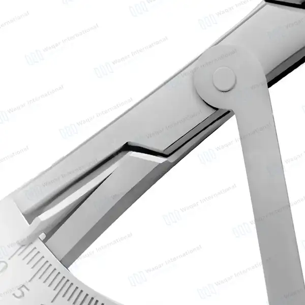 5 Bone Ridge Mapping Calipers 6.5″ Ring Style Measures Upto 0-35mm - dental instruments manufactured by Waqar International, Sialkot - view 4