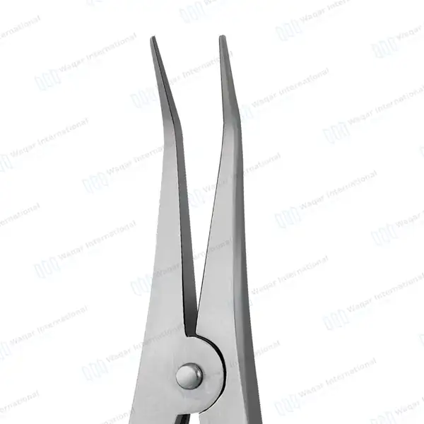 Castroviejo Caliper 3.5″ (8.89cm) Angled Graduated 0-20mm - dental instruments manufactured by Waqar International, Sialkot - view 4
