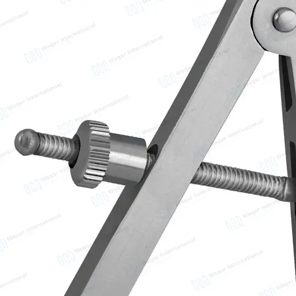 Castroviejo Caliper 3.5″ Straight 0-20mm - surgical instruments manufactured by Waqar International, Sialkot - view 7