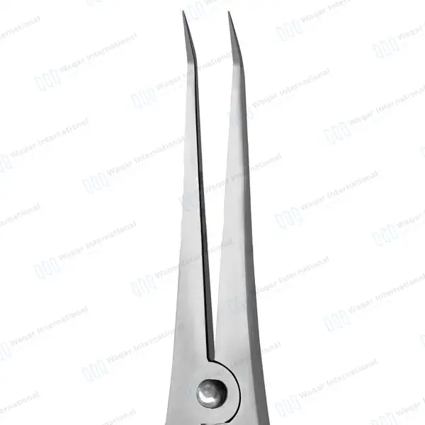 Castroviejo Caliper 3.5″ Graduated 0-40mm Angled - dental instruments manufactured by Waqar International, Sialkot - view 5
