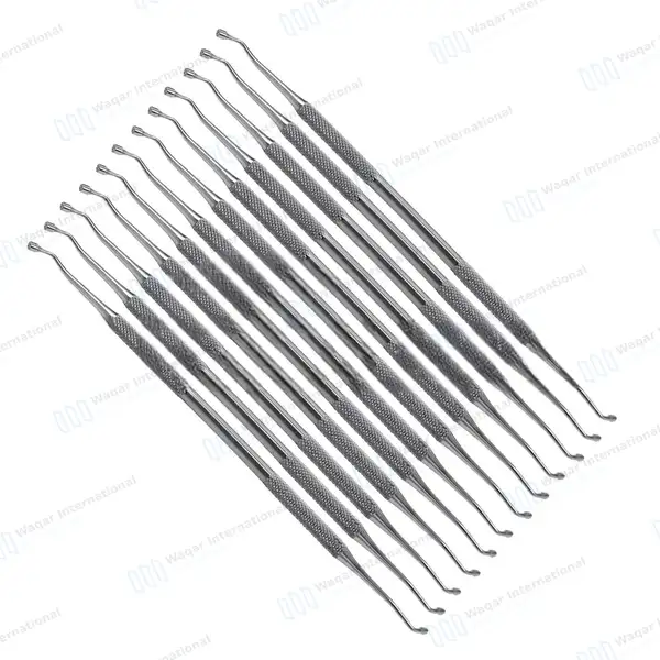 12 Pcs Amalgam Plugger Black #1/2 Double Ended - dental instruments manufactured by Waqar International, Sialkot - view 2