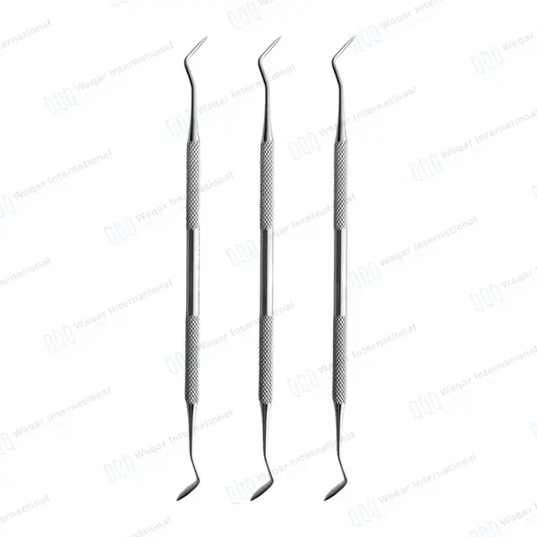 3 Pcs Hollenback Wax Carver #3 - dental instruments manufactured by Waqar International, Sialkot - view 2