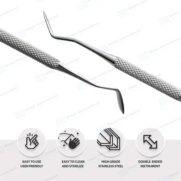 3 Pcs Hollenback Wax Carver #3 - dental instruments manufactured by Waqar International, Sialkot - view 5