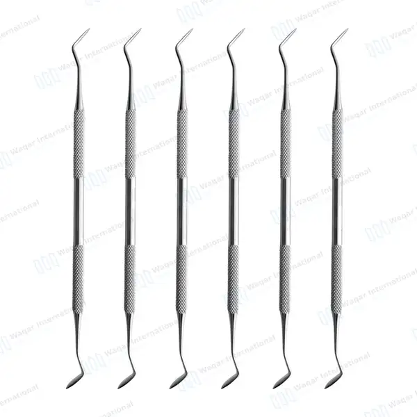 6 Pcs Dental Hollenback Wax Carver #3 - dental instruments manufactured by Waqar International, Sialkot - view 2