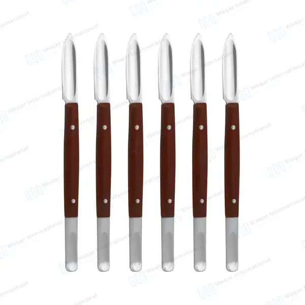 6 Pcs Lessmann Wax Carver Knife 13cm – Small - surgical instruments manufactured by Waqar International, Sialkot - view 2