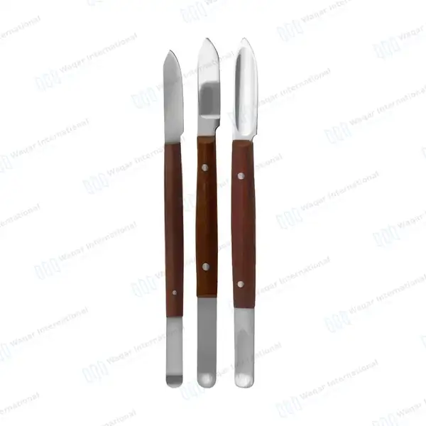 6 Pcs Wax Carvers Set Dental Student Lab Fahnenstock, Lessmann & Con Scodelina - surgical instruments manufactured by Waqar International, Sialkot - view 2