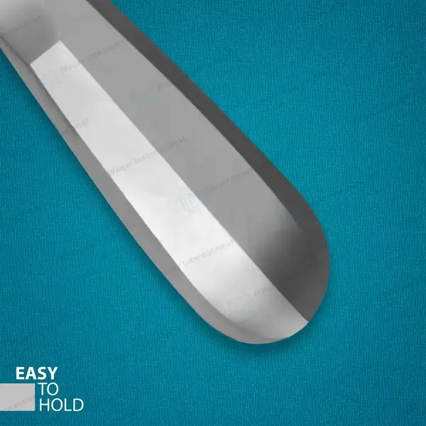 6 Miller Dental Tooth Extracting East West Elevator Right+Left Rounded Blade - dental instruments manufactured by Waqar International, Sialkot - view 4