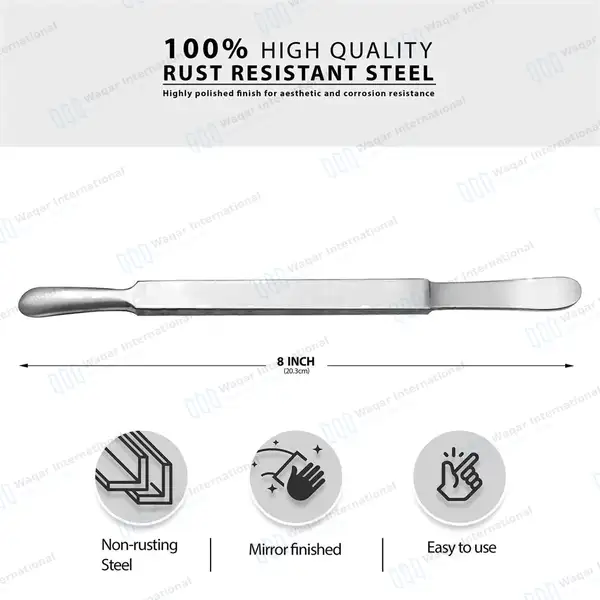 Seldin Periosteal Elevator #S23 8″ Double Ended - dental instruments manufactured by Waqar International, Sialkot - view 3