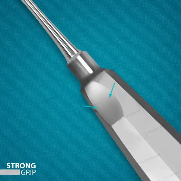 Set of 4 Miller Dental Root Extracting East West Right Left Elevators - dental instruments manufactured by Waqar International, Sialkot - view 3