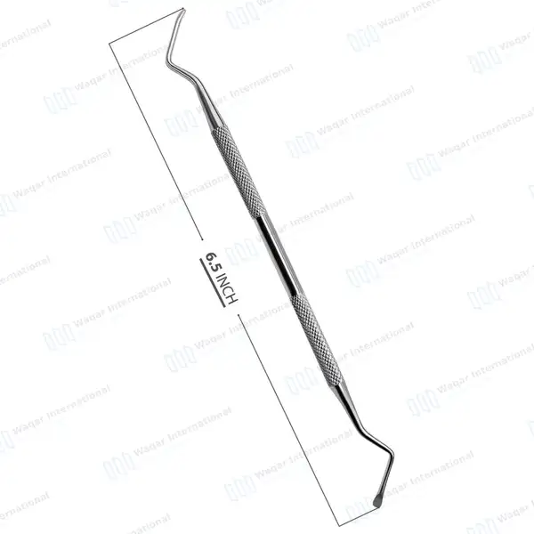 12 Pcs Lucas Bone Curette #87 Double Ended 3.8mm Smooth Spoon Tips - surgical instruments manufactured by Waqar International, Sialkot - view 3
