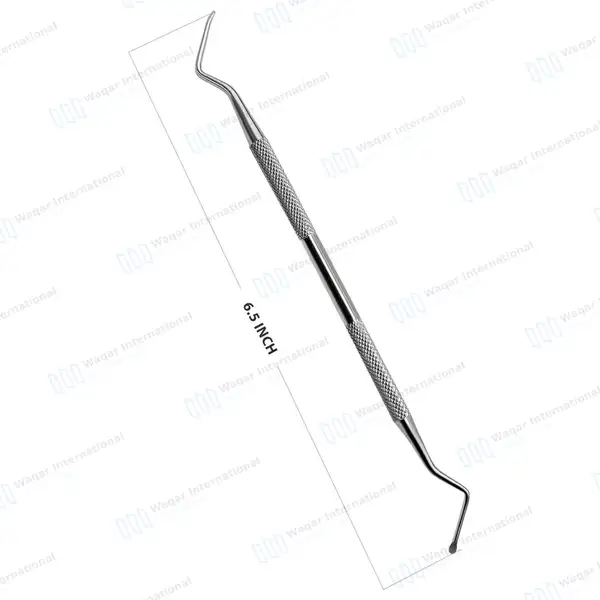 6 Pcs Lucas Bone Curette #85 Double Ended  2.7mm Smooth Spoon Tips - surgical instruments manufactured by Waqar International, Sialkot - view 3
