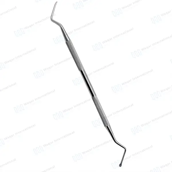 Lucas Bone Curette #85 Double Ended  2.7mm Smooth Spoon Tips - surgical instruments manufactured by Waqar International, Sialkot - view 2