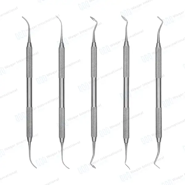5 PK Thomas Wax Carvers #1, #2,#3, #4, #5 Double Ended - surgical instruments manufactured by Waqar International, Sialkot - view 9