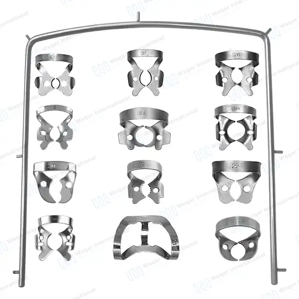 15 Pcs Basic Rubber Dam Kit - surgical instruments manufactured by Waqar International, Sialkot - view 5