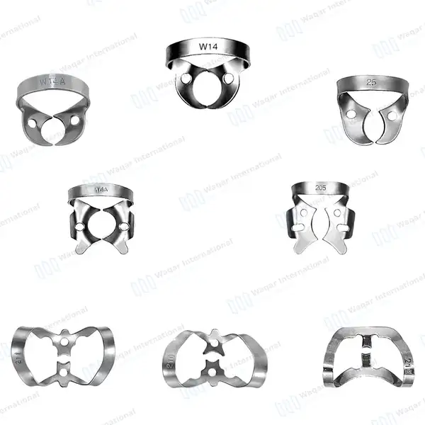 11 Pcs Starter Rubber Dam Kit - surgical instruments manufactured by Waqar International, Sialkot - view 2