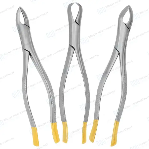 17 Pcs Oral Dental Root Surgery Extracting Elevators Forceps Kit Set - surgical instruments manufactured by Waqar International, Sialkot - view 2