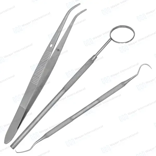 17 Pcs Oral Dental Root Surgery Extracting Elevators Forceps Kit Set - surgical instruments manufactured by Waqar International, Sialkot - view 5