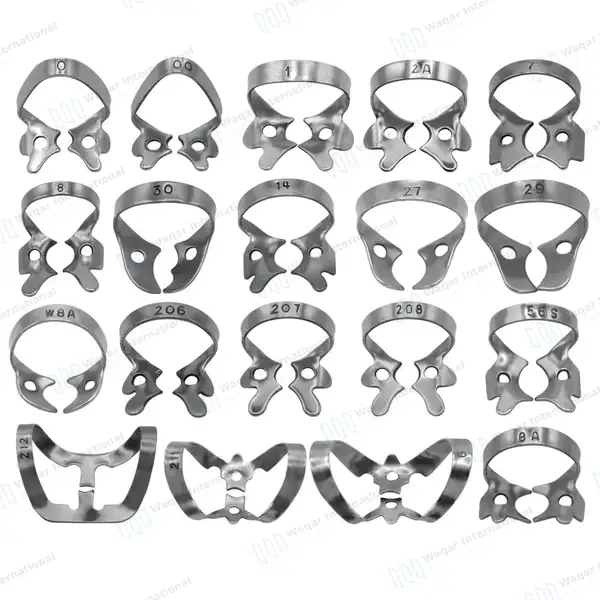 25 Pcs Dental Rubber Dam Kit - surgical instruments manufactured by Waqar International, Sialkot - view 2