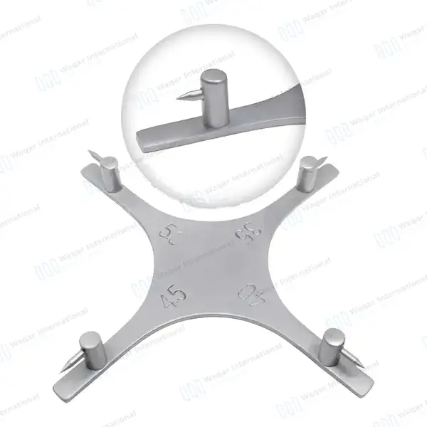 Ortho Kit of 4 Hard Wire Cutter Distal End Cutter Bracket Holding Tweezers Gauge - surgical instruments manufactured by Waqar International, Sialkot - view 7