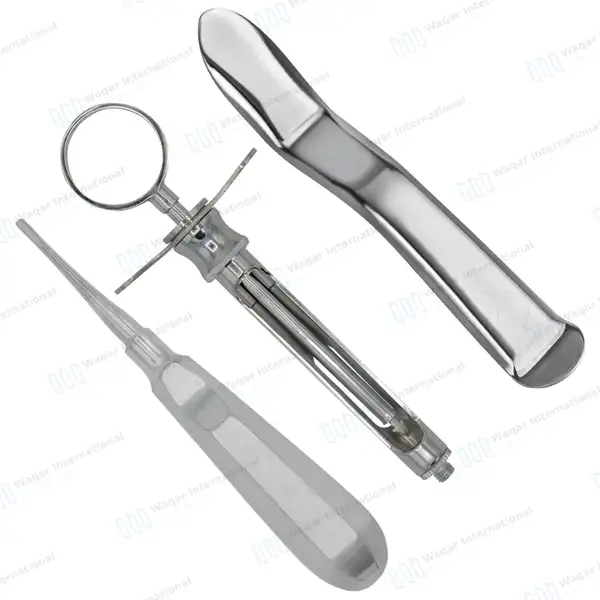 Set of 10 Pcs Oral Dental Extraction Kit+Extracting Forceps #150+151+74N - surgical instruments manufactured by Waqar International, Sialkot - view 5