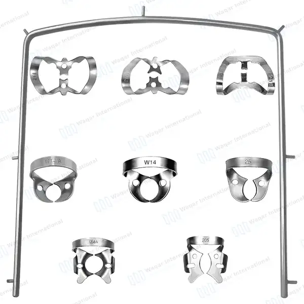 Starter Rubber Dam Kit of 11 Dental Surgical - surgical instruments manufactured by Waqar International, Sialkot - view 2