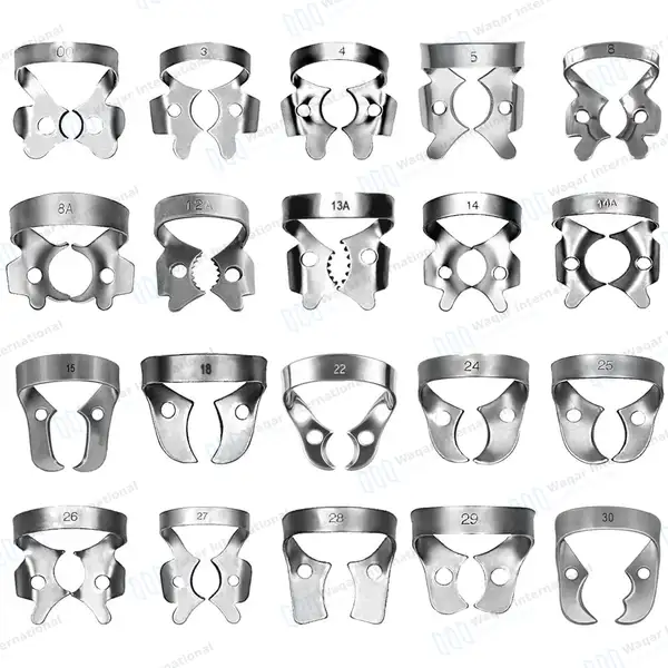 43 Pcs Starter Rubber Dam Kit Endodontic Dental Instruments - surgical instruments manufactured by Waqar International, Sialkot - view 2