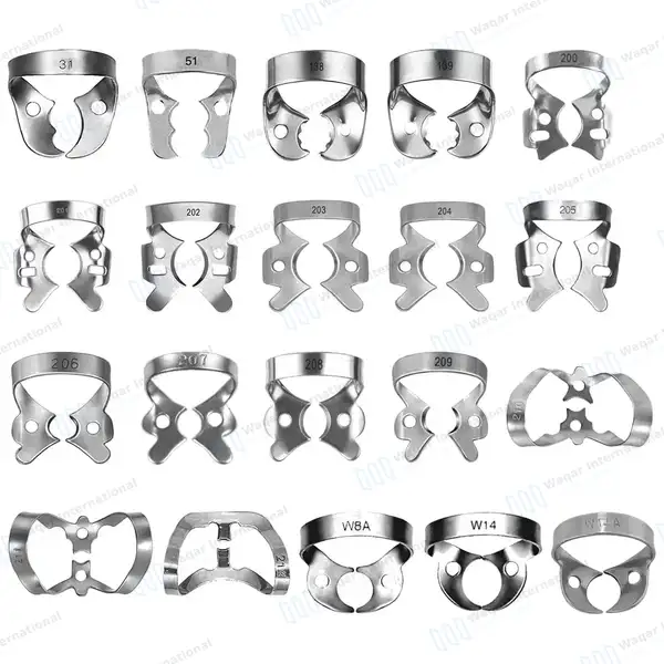 43 Pcs Starter Rubber Dam Kit Endodontic Dental Instruments - surgical instruments manufactured by Waqar International, Sialkot - view 3