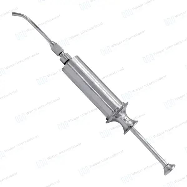 Dental Irrigation Syringe 8.5″ Dentist Surgical Instrument - surgical instruments manufactured by Waqar International, Sialkot - view 2