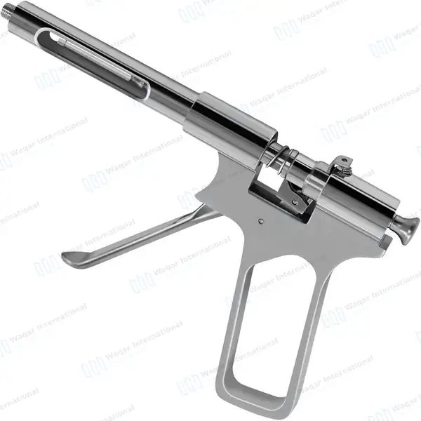 Dental Anesthetic N-Tralig Intraligament Syringe 1.8cc Gun Style - surgical instruments manufactured by Waqar International, Sialkot - view 2