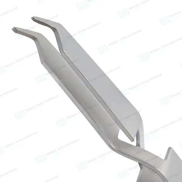 Bracket Placement Tweezer 4.5″ Narrow Smooth Tips - surgical instruments manufactured by Waqar International, Sialkot - view 3