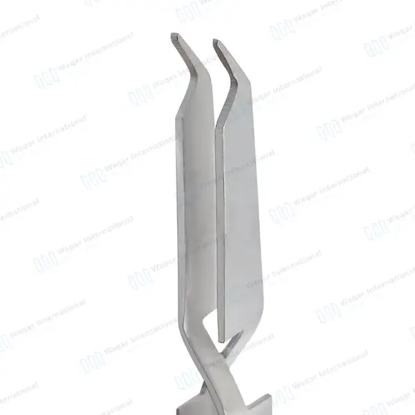 Bracket Placement Tweezer 4.5″ Narrow Smooth Tips - surgical instruments manufactured by Waqar International, Sialkot - view 4