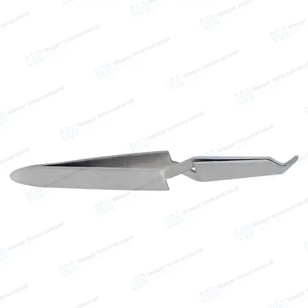 Bracket Placement Tweezer 4.5″ Narrow Smooth Tips - surgical instruments manufactured by Waqar International, Sialkot - view 5