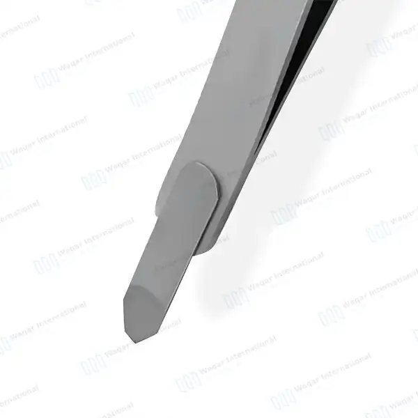 Bracket Placement Tweezer 5″ Wide Serrated Tips Orthodontics Surgical - surgical instruments manufactured by Waqar International, Sialkot - view 6