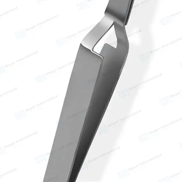 Dental Orthodontic Buccal Tube De Bonding Tweezers 5.5″ - surgical instruments manufactured by Waqar International, Sialkot - view 5