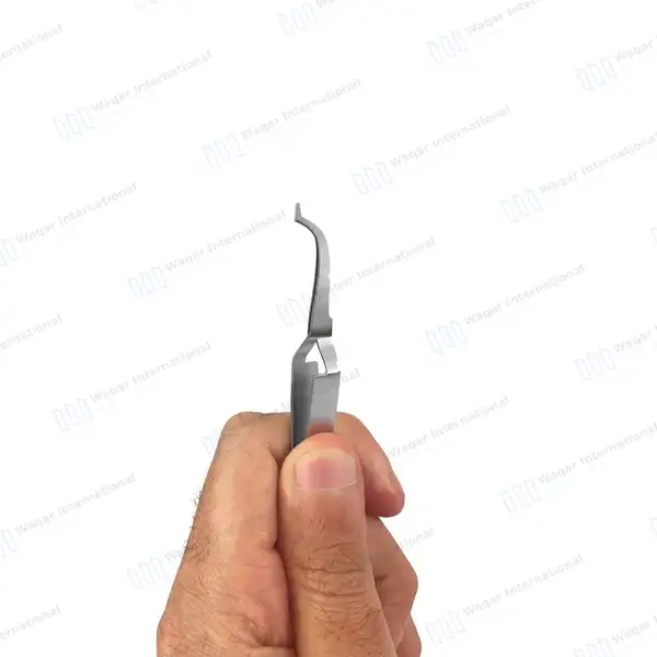 Dental Orthodontic Buccal Tube De Bonding Tweezers 5.5″ - surgical instruments manufactured by Waqar International, Sialkot - view 9