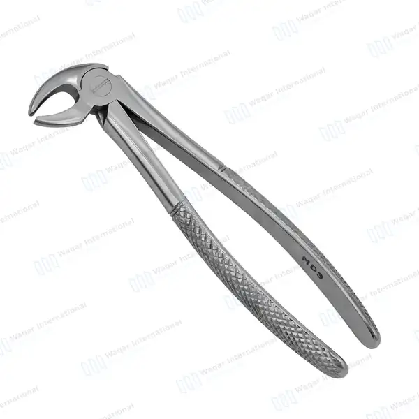 English Mead Extracting Forceps #MD3 for Lower Incisors and Roots - surgical instruments manufactured by Waqar International, Sialkot - view 2