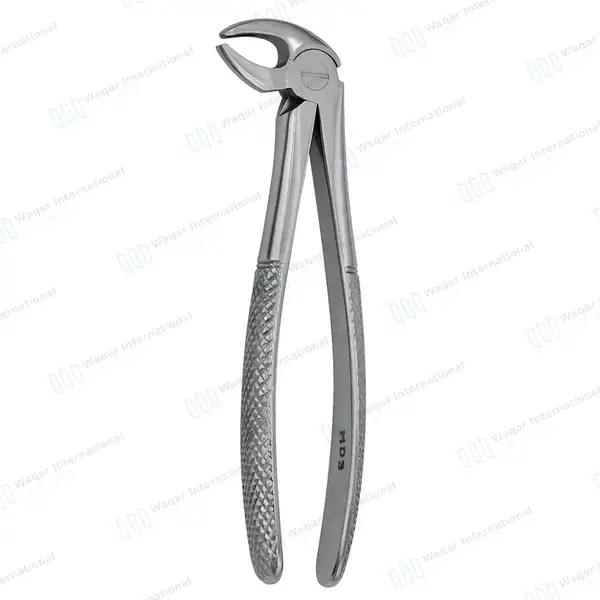 English Mead Extracting Forceps #MD3 for Lower Incisors and Roots - surgical instruments manufactured by Waqar International, Sialkot - view 4