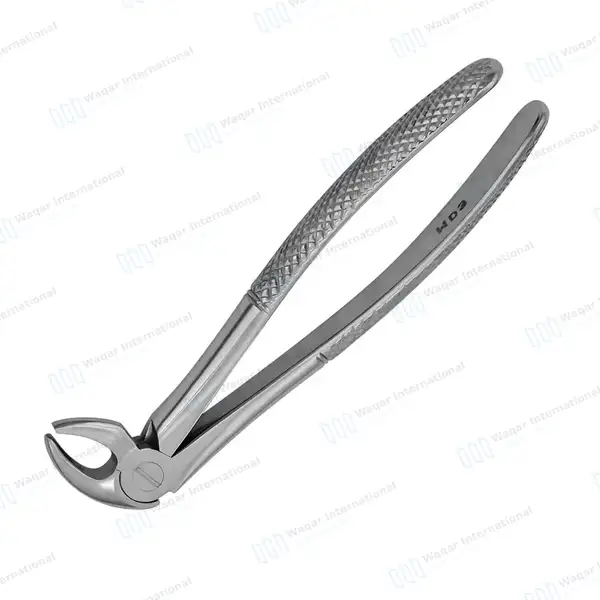 English Mead Extracting Forceps #MD3 for Lower Incisors and Roots - surgical instruments manufactured by Waqar International, Sialkot - view 5